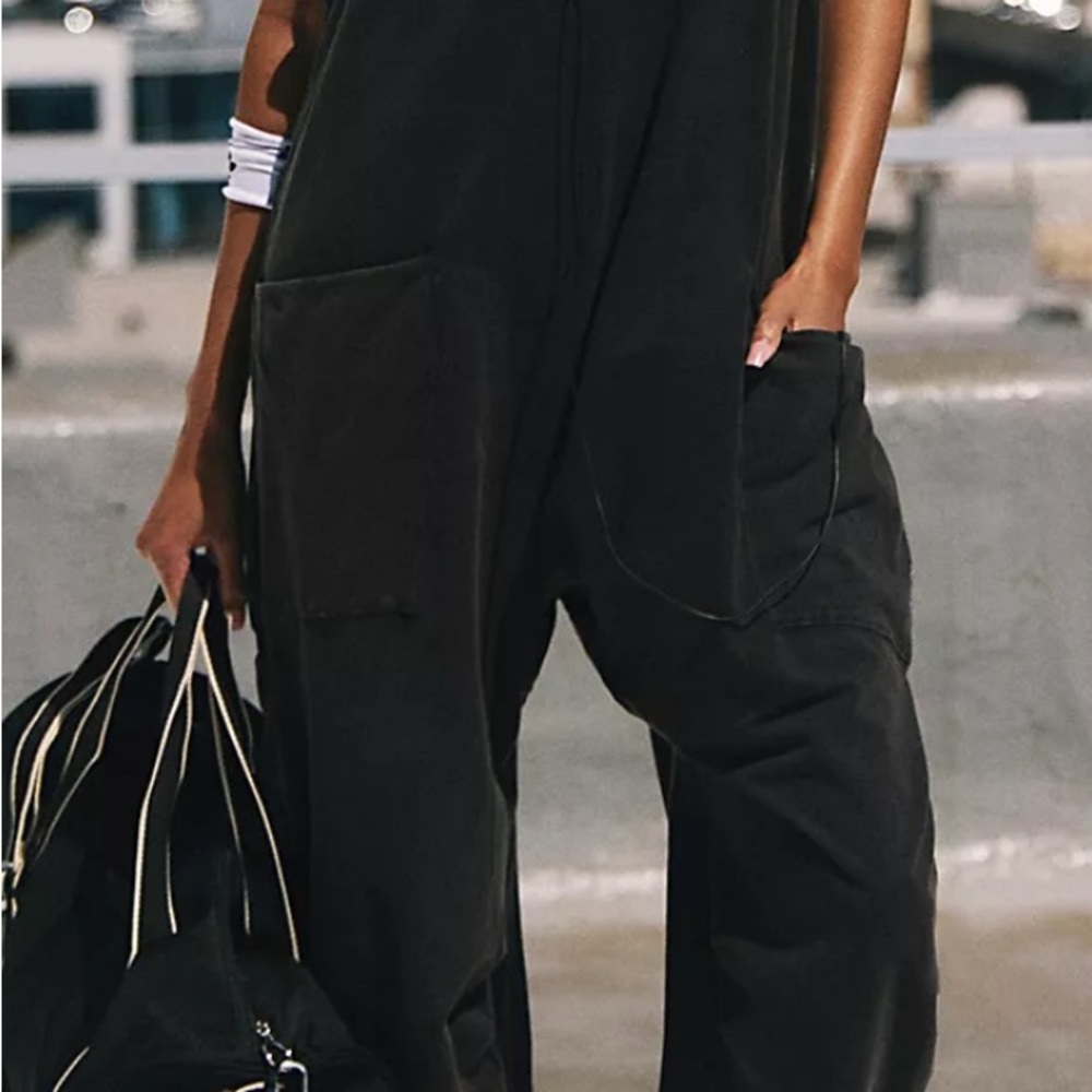 Stylish Black Free People Women's Jumpsuit